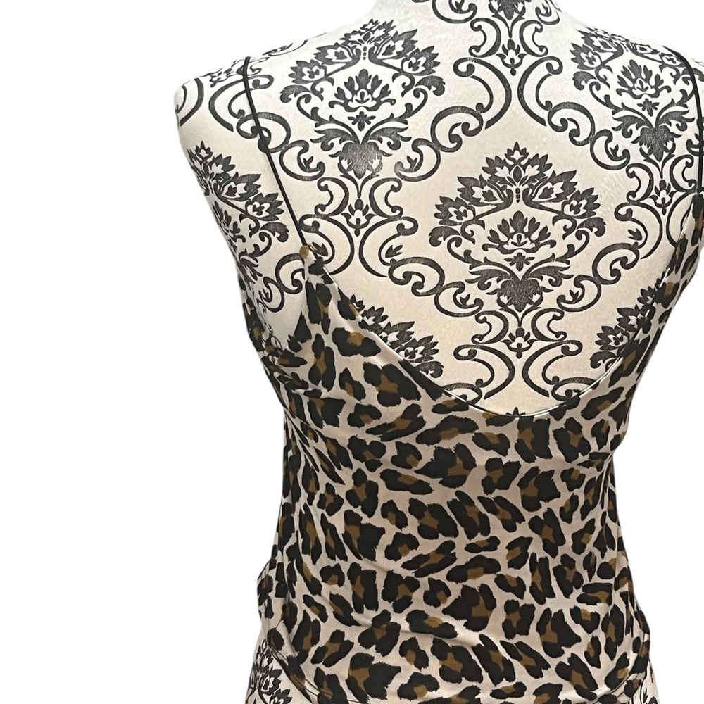 🐆 Gaze Leopard Print Cowl Neck Cami – Size Small | Y2K Vibes - Picture 4 of 4